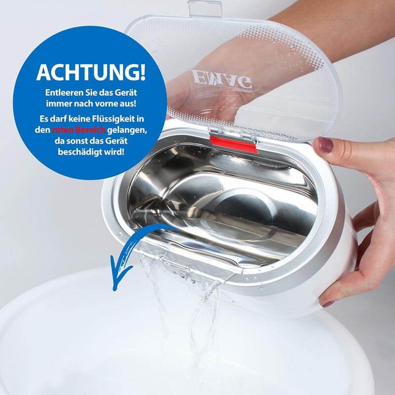 Emmi-04D Ultraschallreiniger mit Edelstahlwanne