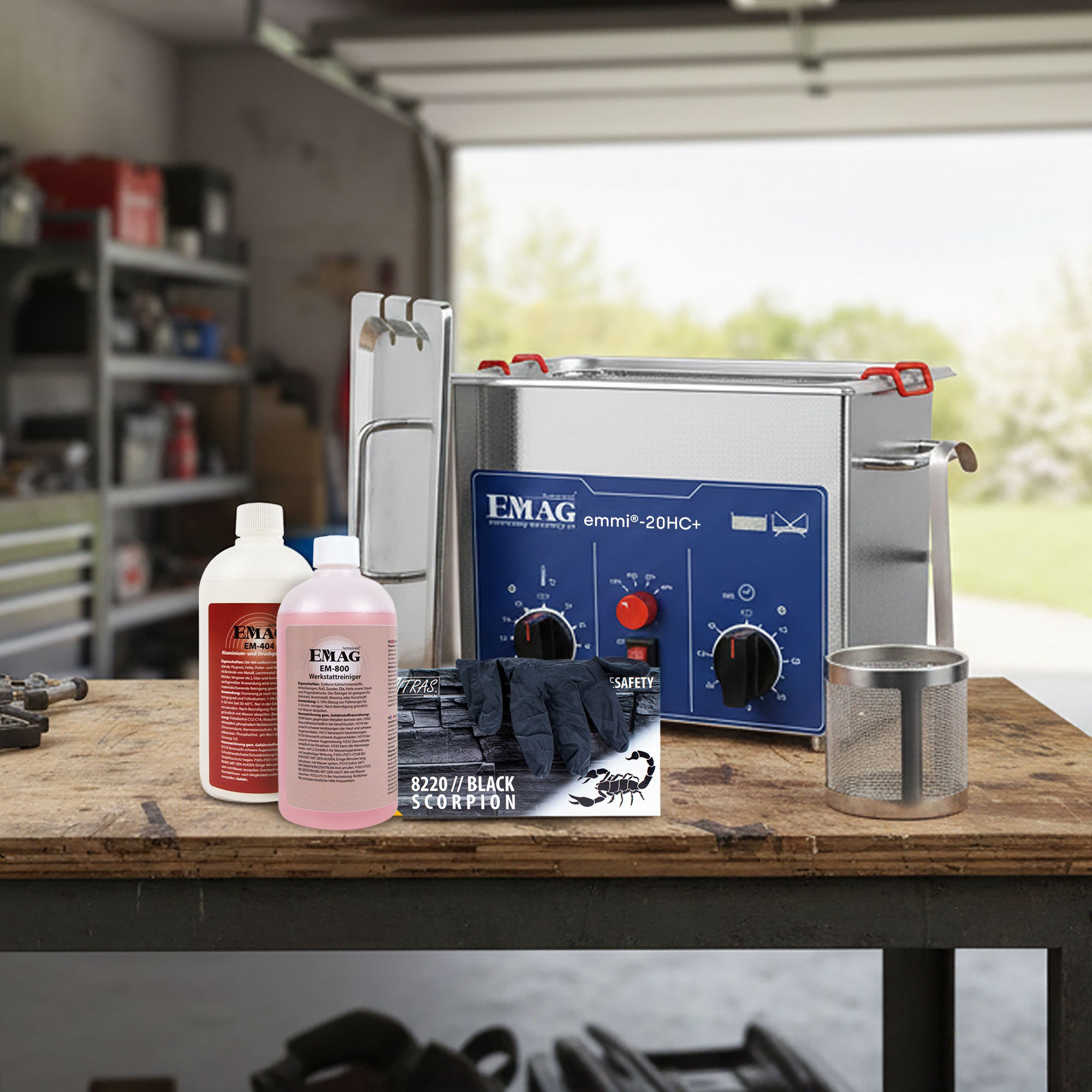 emmi-20 HC Plus-Set "Saisonstart Motor & Vergaser"