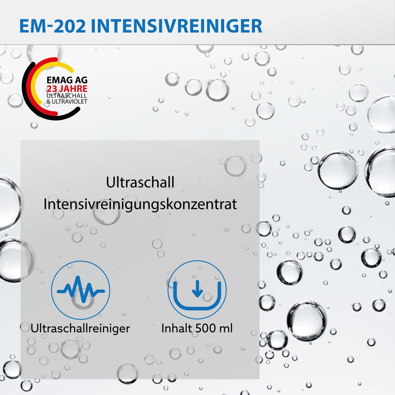 EM-202 500ml Intensiv Reiniger / Instrumentenreiniger