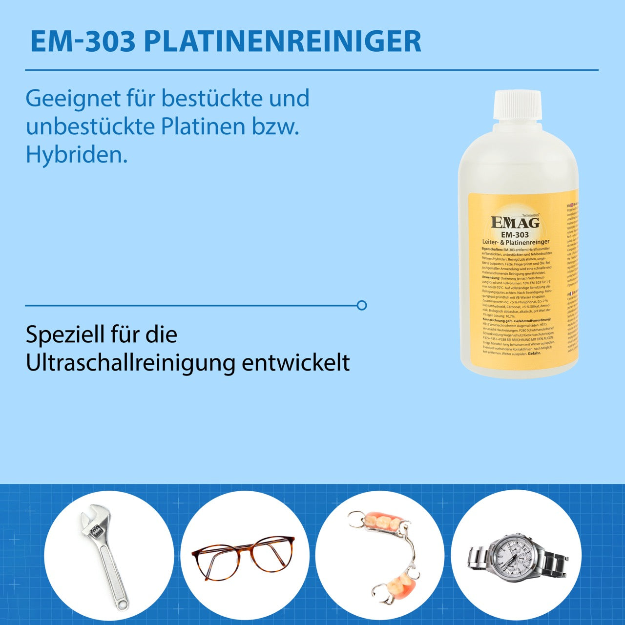 EM-303 500ml Leiter- und Platinen Reiniger