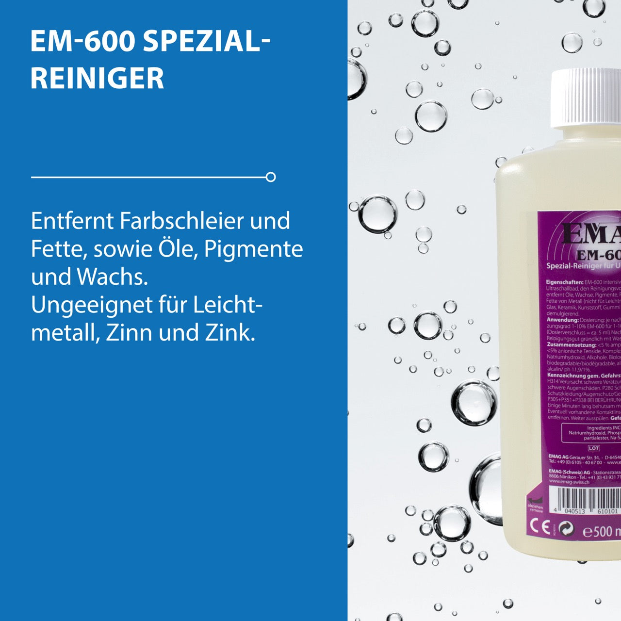 EM-600 500ml Spezialreiniger
