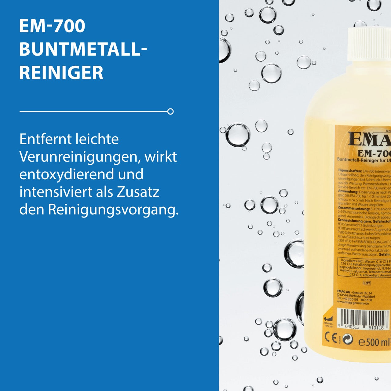 EM-700 500ml Buntmetallreiniger