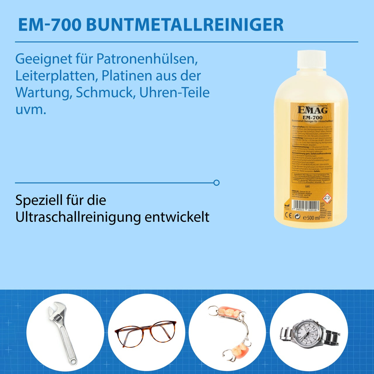 EM-700 500ml Buntmetallreiniger