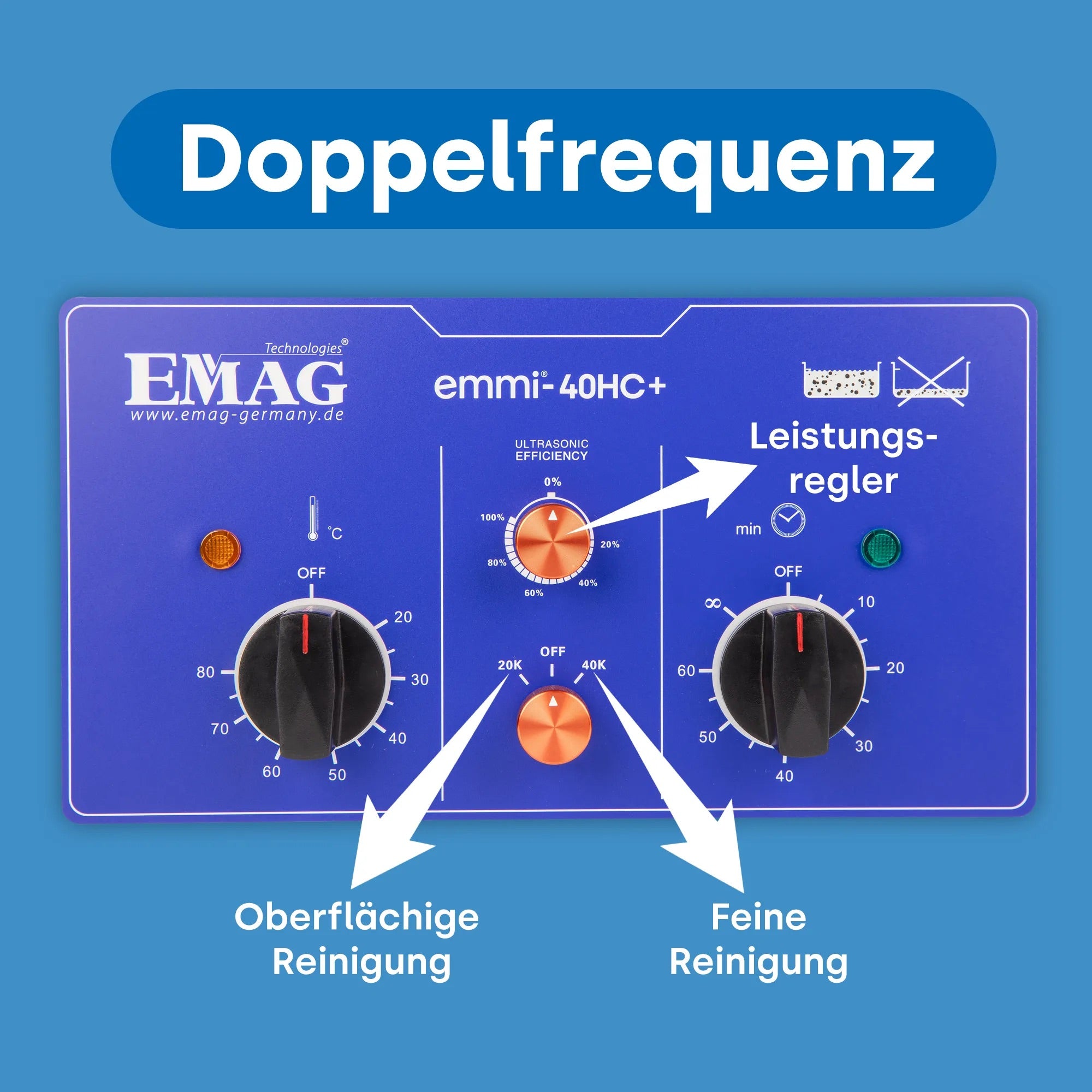 Emmi-40 HC Plus Ultraschallreiniger
