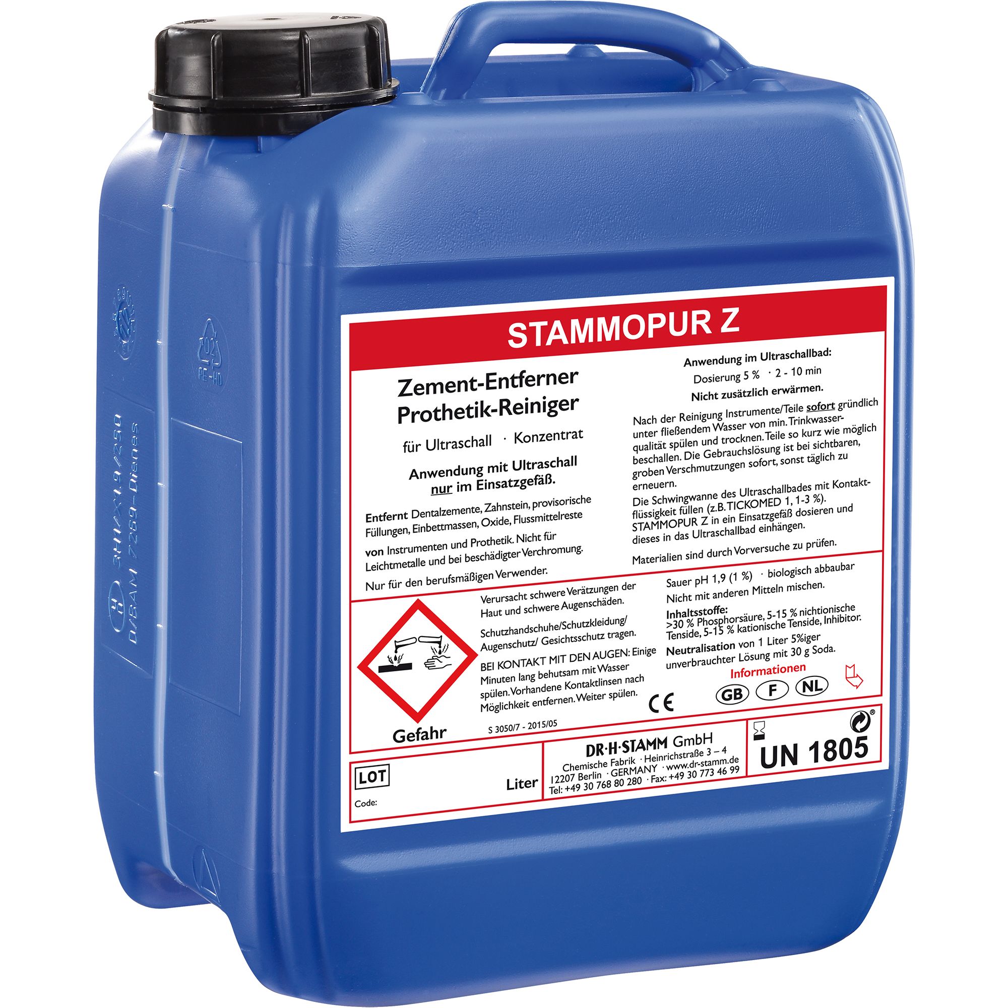 Stammopur Z Zement-Entferner und Prothetik-Reiniger