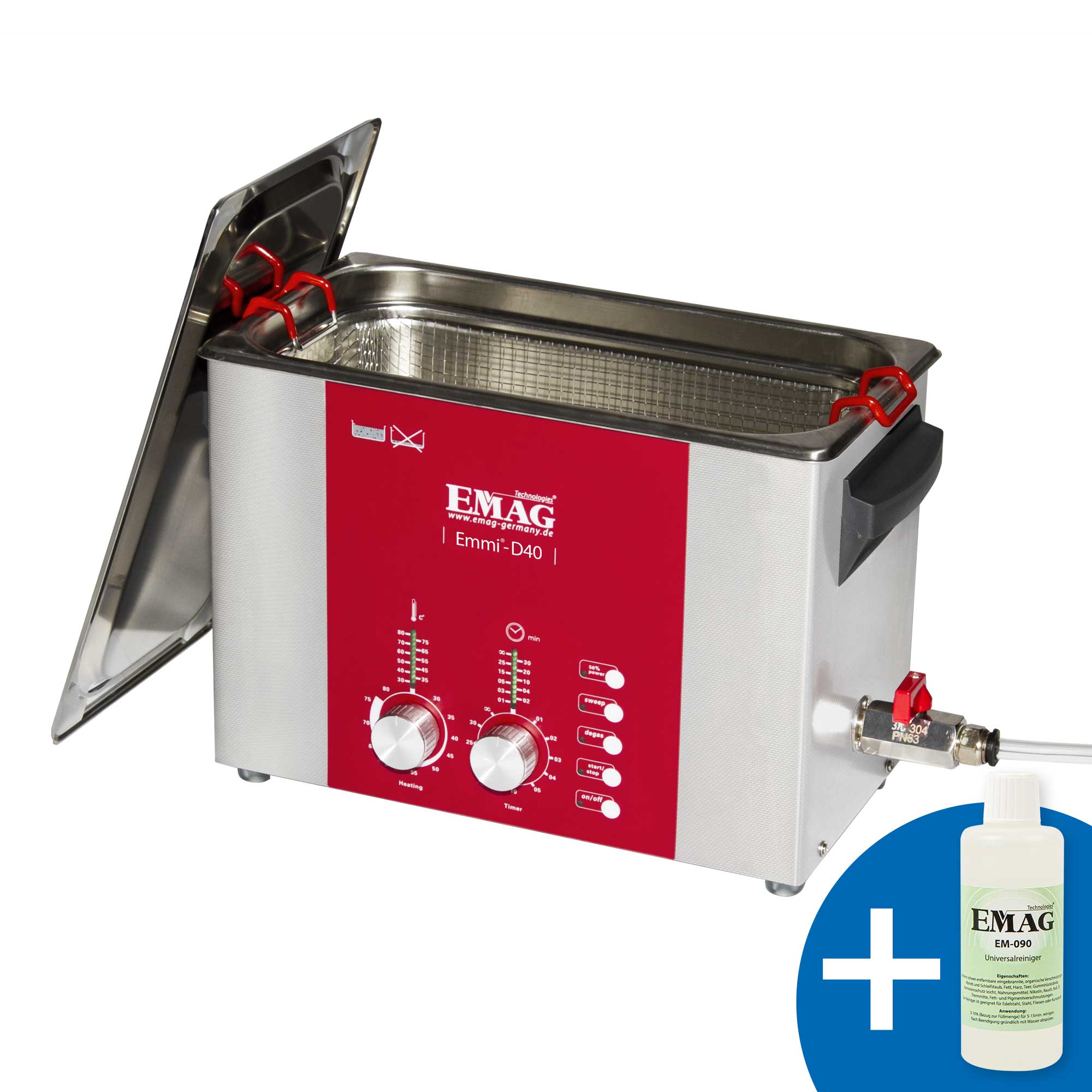 Emmi-D40 mit Ablaufhahn