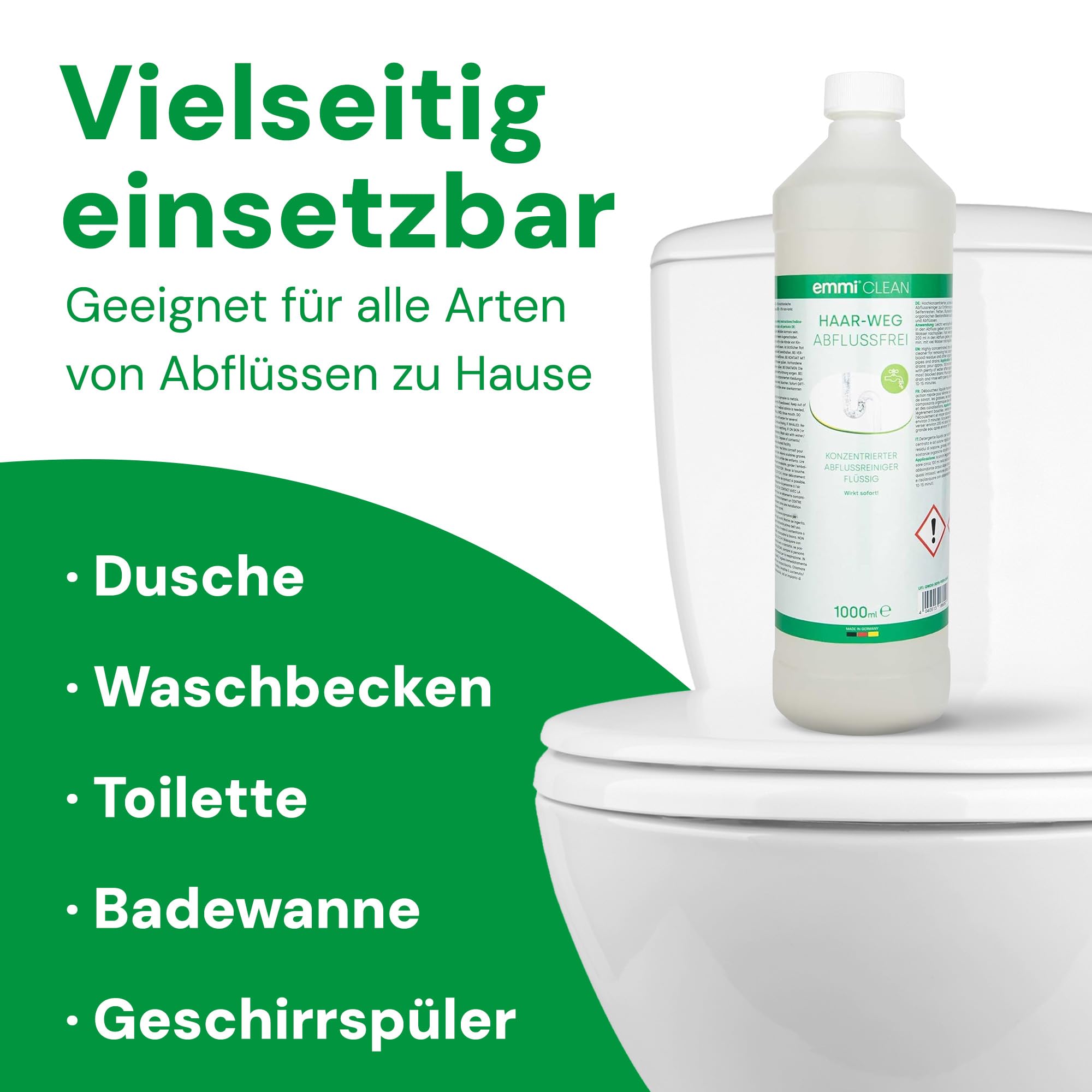 Haar-Weg Abflussreiniger 1000ml
