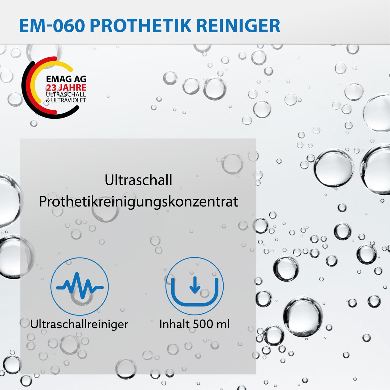 EM-060 Prothetik Reiniger / Dentalreiniger