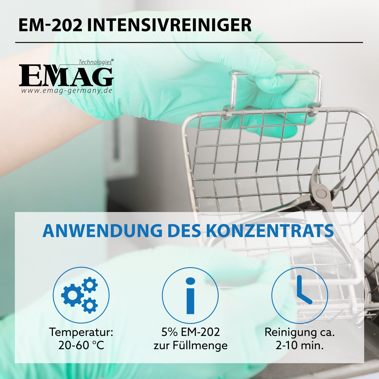 EM-202 500ml Intensiv Reiniger / Instrumentenreiniger