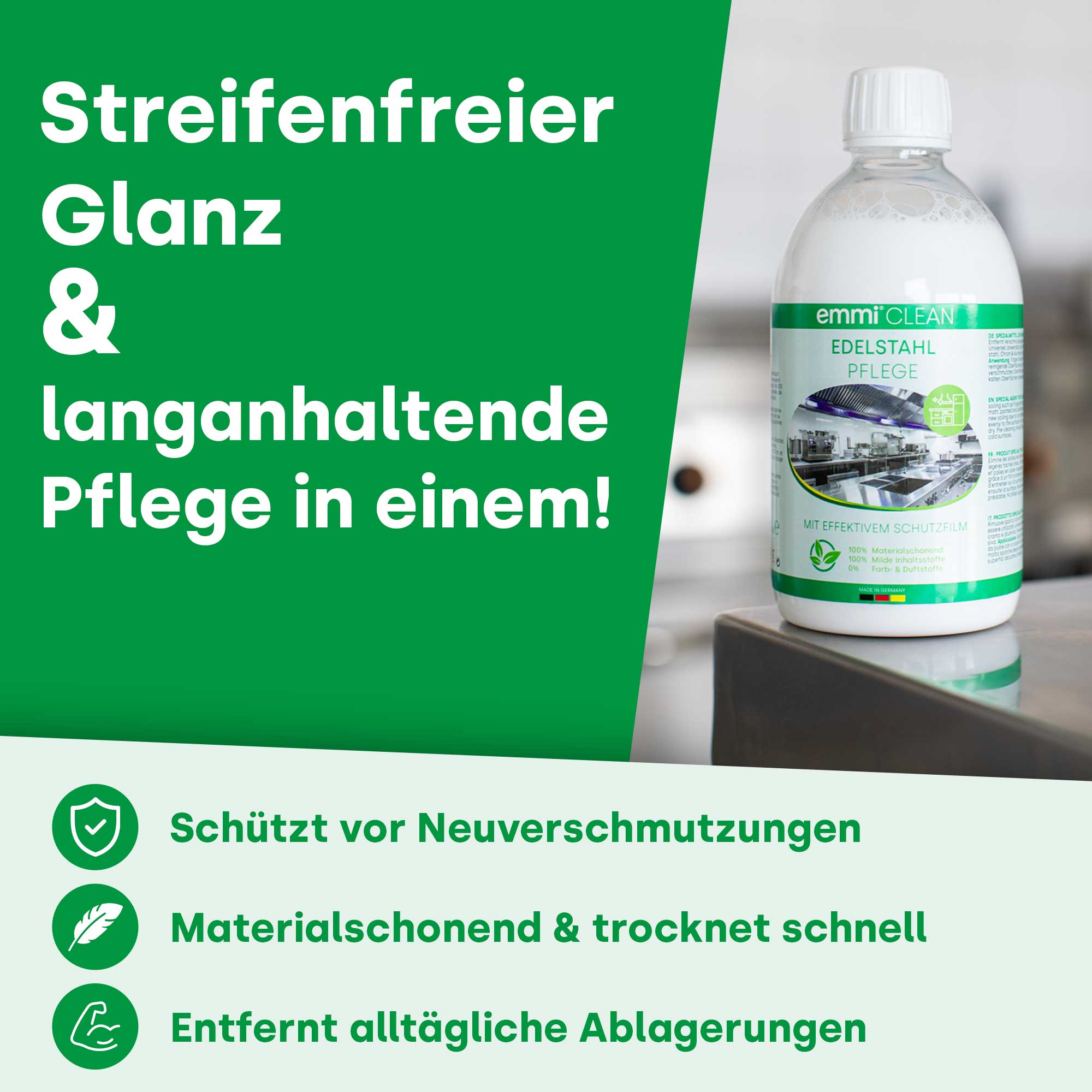 Edelstahl Pflege & Reiniger 500ml