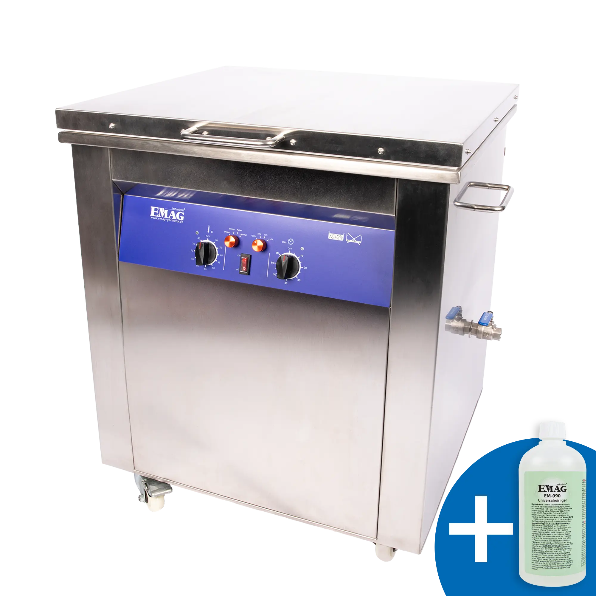 Emmi-800 HC avec robinet de vidange et jauge de niveau 