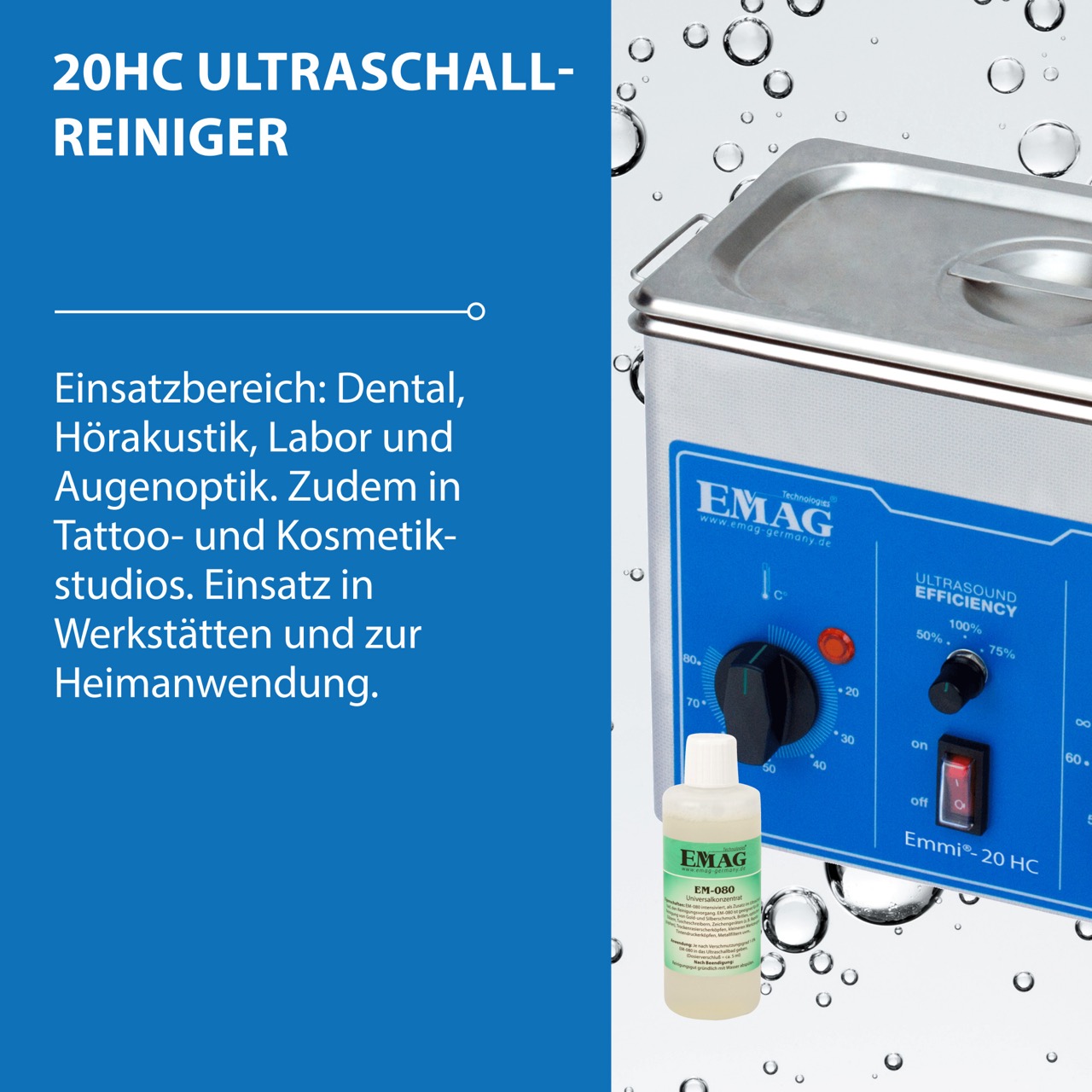 Limpiador ultrasónico EMAG Emmi-H22, 178,77€