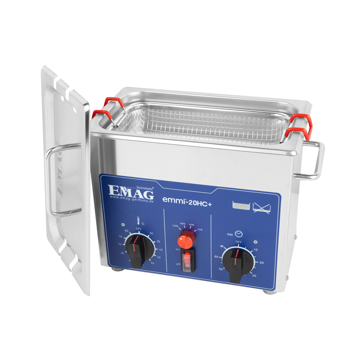 Appareil de nettoyage par ultrasons EMAG Emmi-35 HC Q avec robinet de  vidange