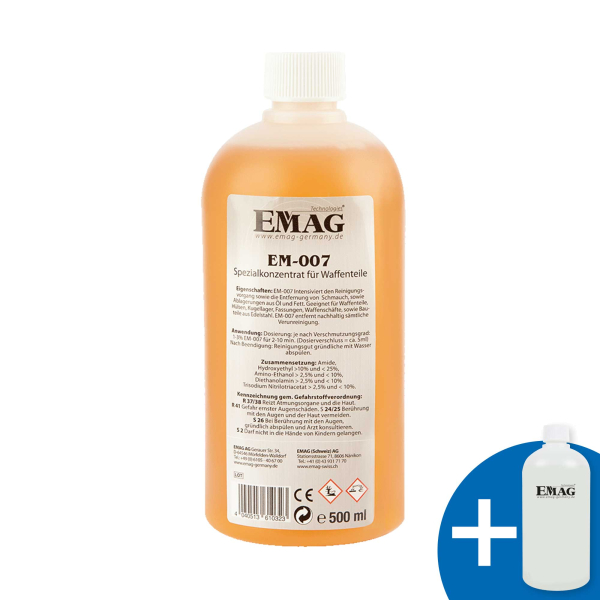 EM-007 Spezialkonzentrat für Waffenteile 500ml für1 Aktion